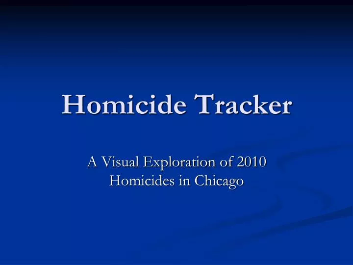 homicide tracker
