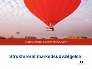 struktureret markedsudv lgelse