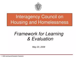 Interagency Council on Housing and Homelessness