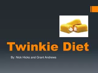 Twinkie Diet