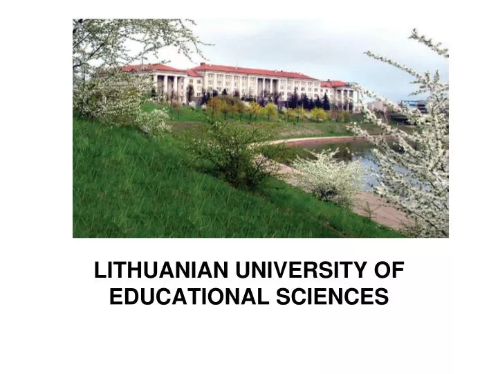 lithuanian university of educational sciences
