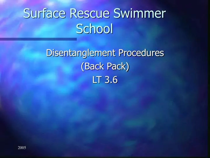 surface rescue swimmer school