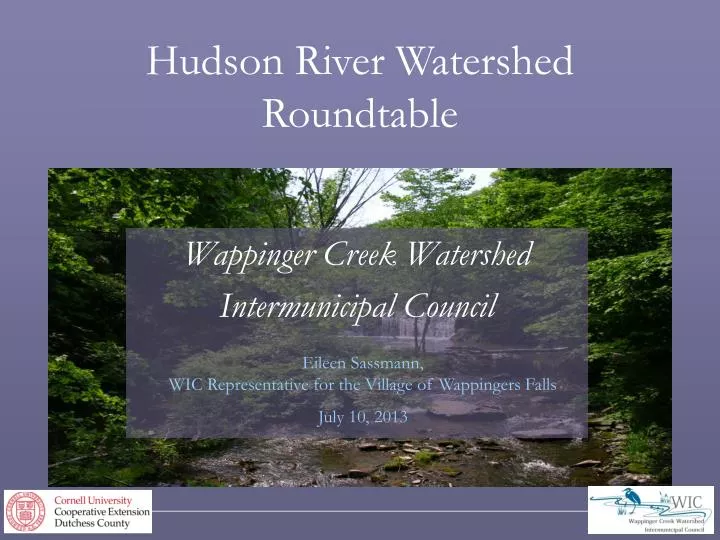 hudson river watershed roundtable