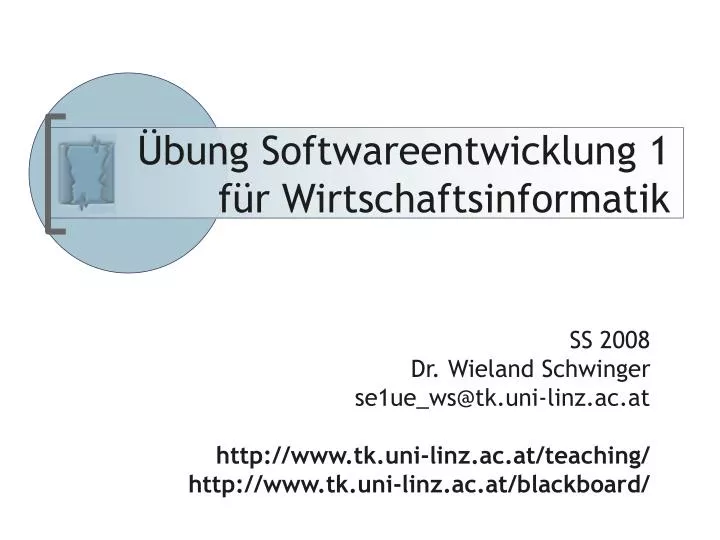 bung softwareentwicklung 1 f r wirtschaftsinformatik