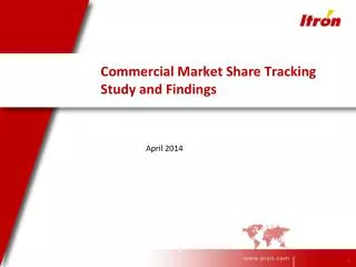 Commercial Market Share Tracking Study and Findings