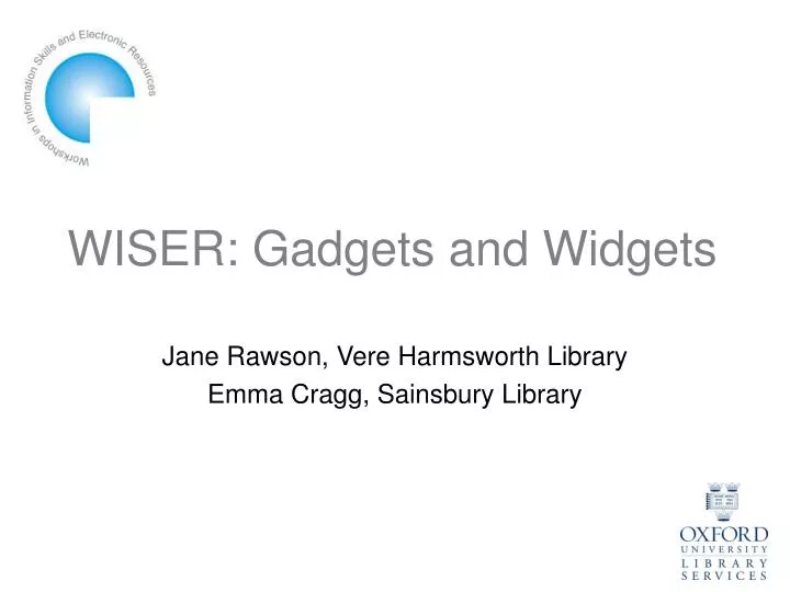 wiser gadgets and widgets