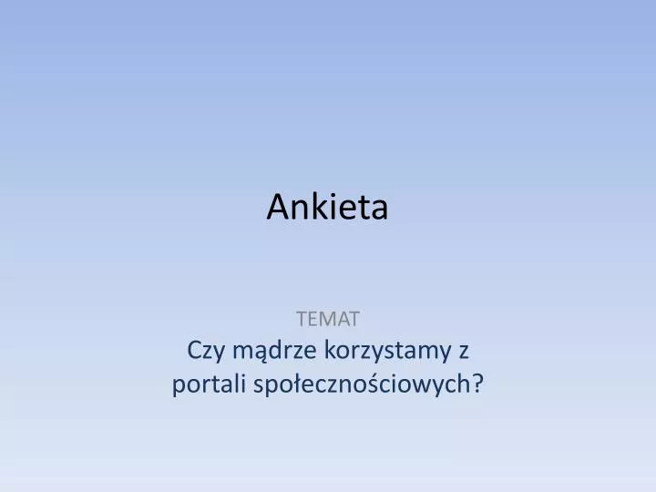 ankieta