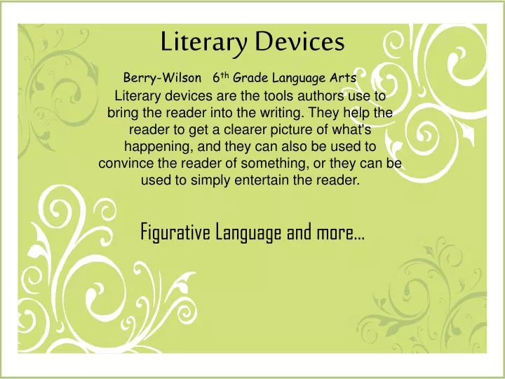 literary devices