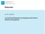 Exkursion - slide 1
