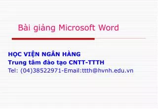 b i gi ng microsoft word