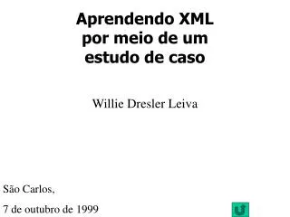 aprendendo xml por meio de um estudo de caso