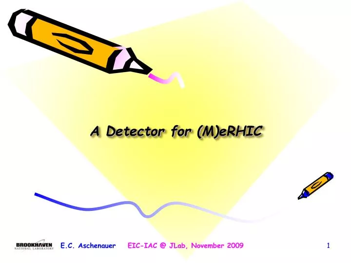 a detector for m erhic
