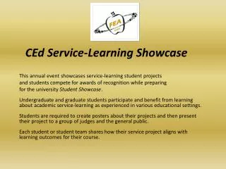 CEd Service-Learning Showcase