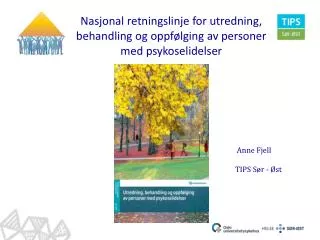 Nasjonal retningslinje for utredning, behandling og oppfølging av personer med psykoselidelser