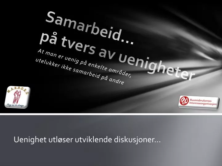 samarbeid p tvers av uenigheter