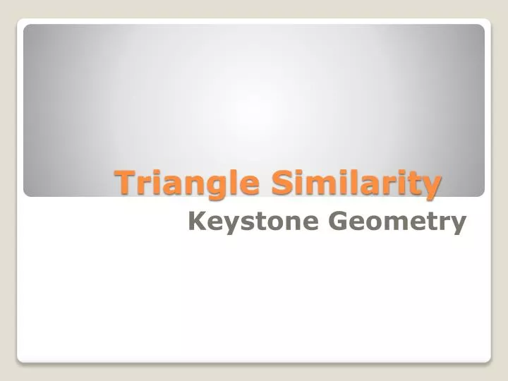 triangle similarity