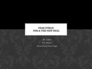 fear itself fdr the new deal