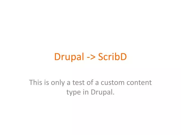 drupal scribd