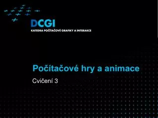 po ta ov hry a animace