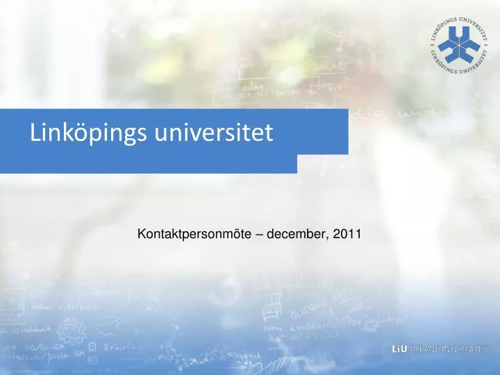 link pings universitet