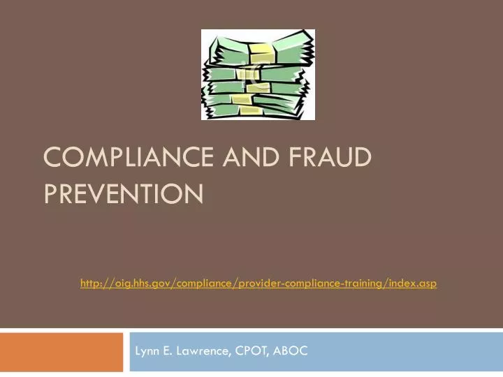 compliance and fraud prevention