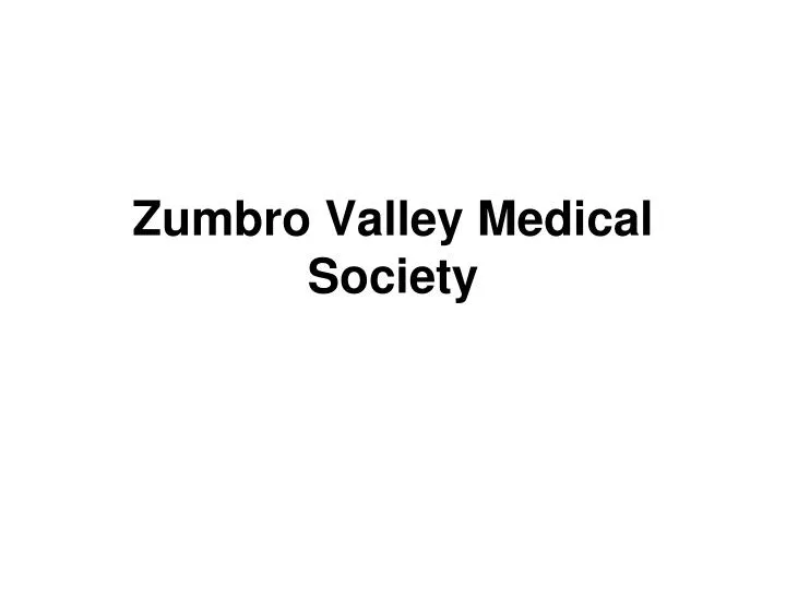 zumbro valley medical society
