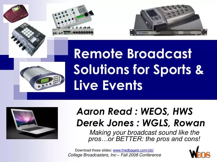 remote broadcast solutions for sports live events