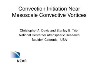 Convection Initiation Near Mesoscale Convective Vortices