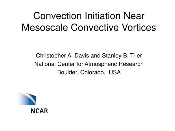 convection initiation near mesoscale convective vortices