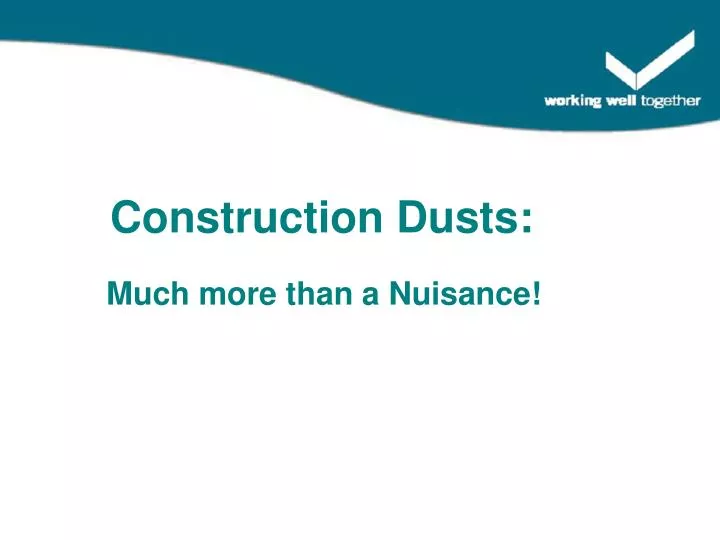 construction dusts
