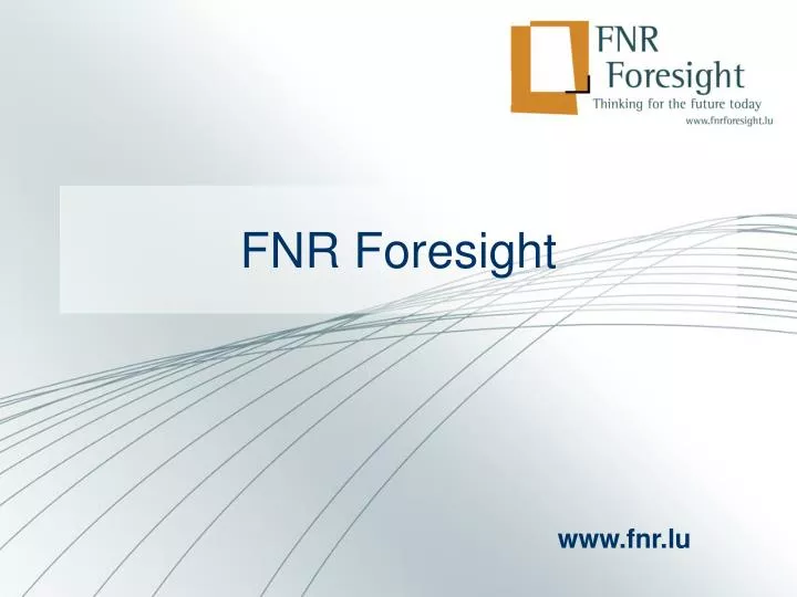 fnr foresight