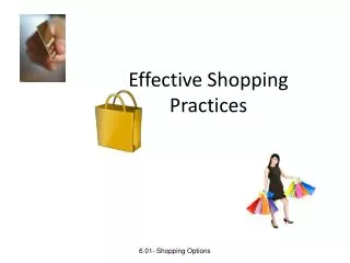 Effective Shopping Practices