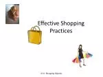 Effective Shopping Practices - slide 1