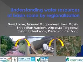 Understanding water resources at basin scale by regionalisation
