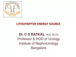 LITHOTRIPTER ENERGY SOURCE