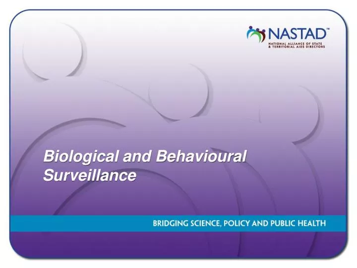 biological and behavioural surveillance