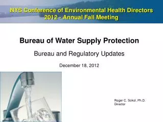 NYS Conference of Environmental Health Directors 2012 - Annual Fall Meeting