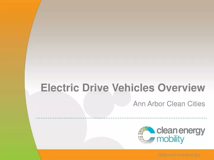 electric drive vehicles overview
