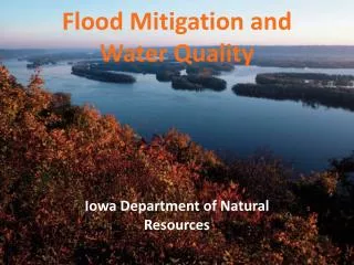 Flood Mitigation and Water Quality