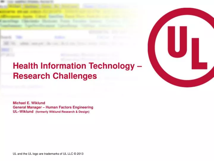 health information technology research challenges