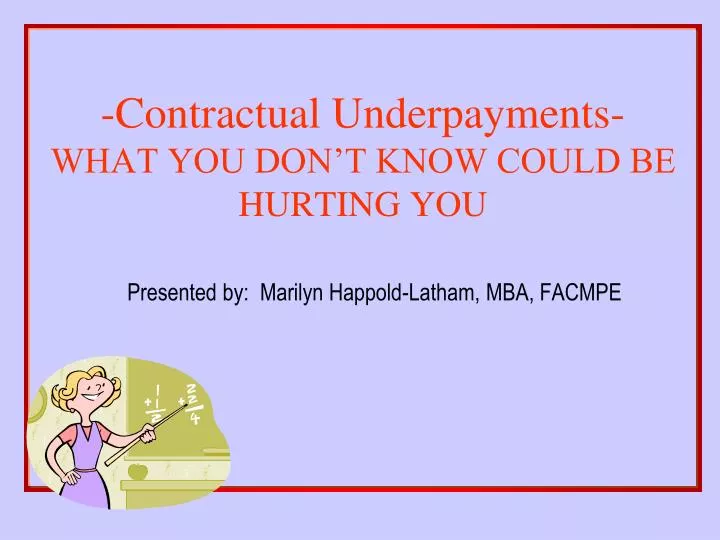 contractual underpayments what you don t know could be hurting you