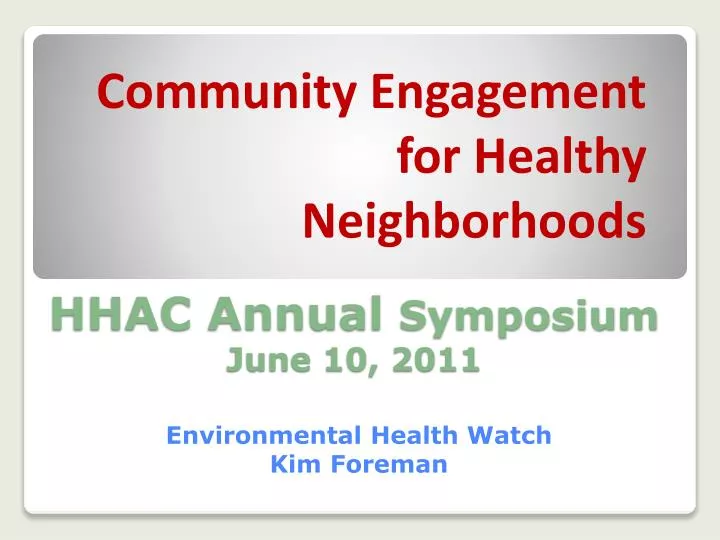 hhac annual symposium june 10 2011