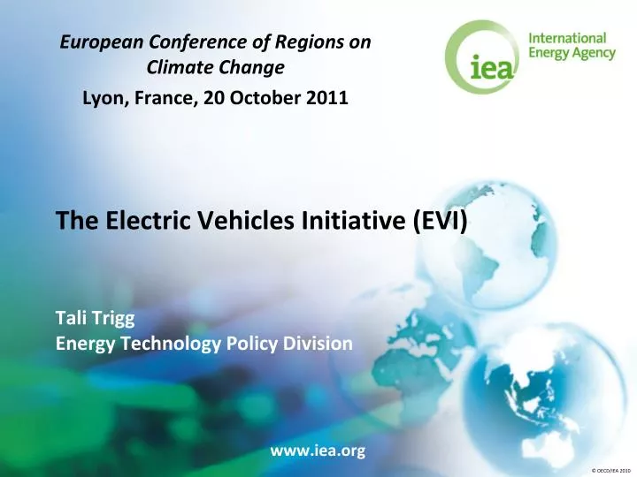 the electric vehicles initiative evi tali trigg energy technology policy division