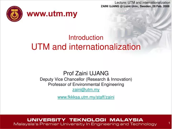 introduction utm and internationalization