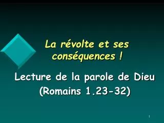 la r volte et ses cons quences