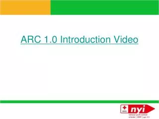 ARC 1.0 Introduction Video