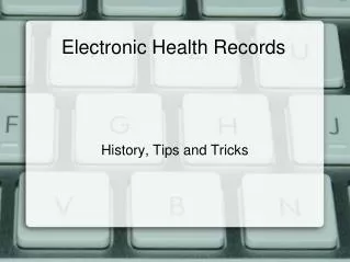 Electronic Health Records