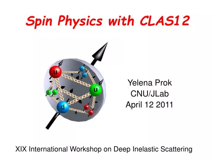 spin physics with clas12