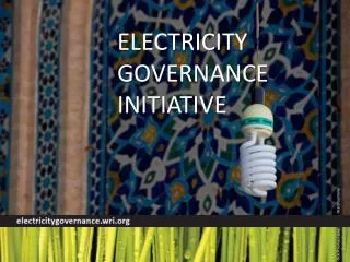 Electricity Governance Initiative