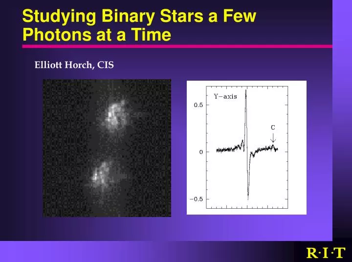 studying binary stars a few photons at a time